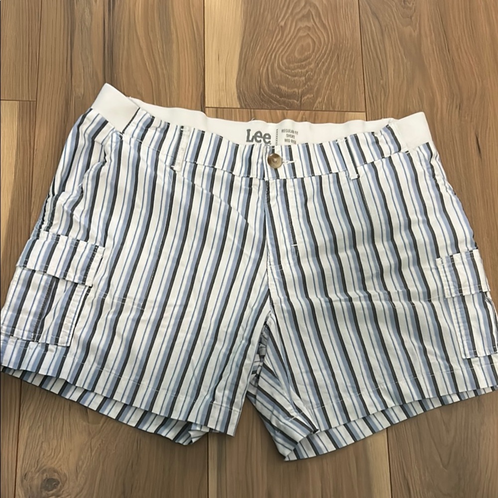Lee Striped Cargo Shorts
